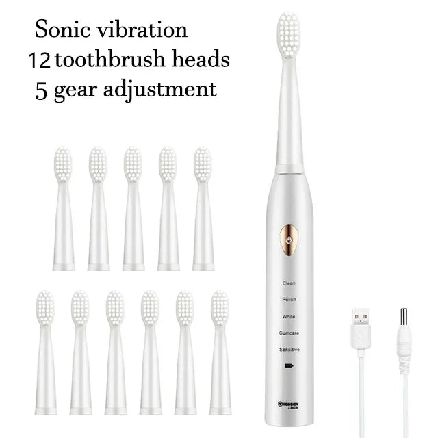 Sonic Electric Toothbrush &ndash; Five Gear Mode and IPX7 Waterproof