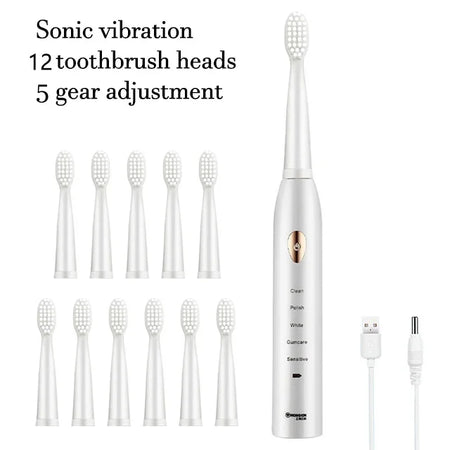 Sonic Electric Toothbrush &ndash; Five Gear Mode and IPX7 Waterproof