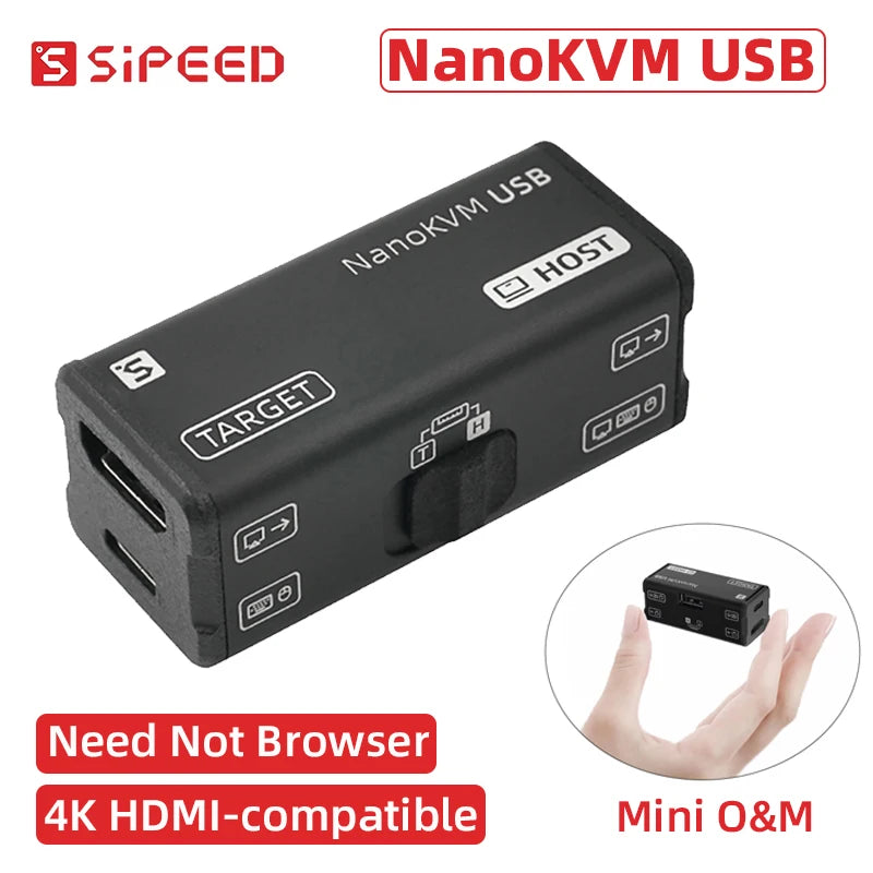 Sipeed NanoKVM USB O&amp;M Tool &ndash; HDMI-Compatible Capture and Control