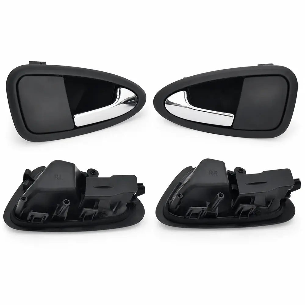 Plastic Door Handles Bright Silver for Seat Ibiza 6J0837113A 6J0837114A by InterCyprus Trading Ltd