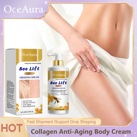 OceAura Collagen Anti-Aging Body Cream &ndash; Nourishing Wrinkle Removal