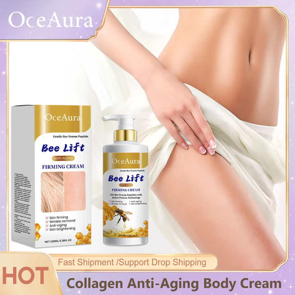 OceAura Collagen Anti-Aging Body Cream &ndash; Nourishing Wrinkle Removal
