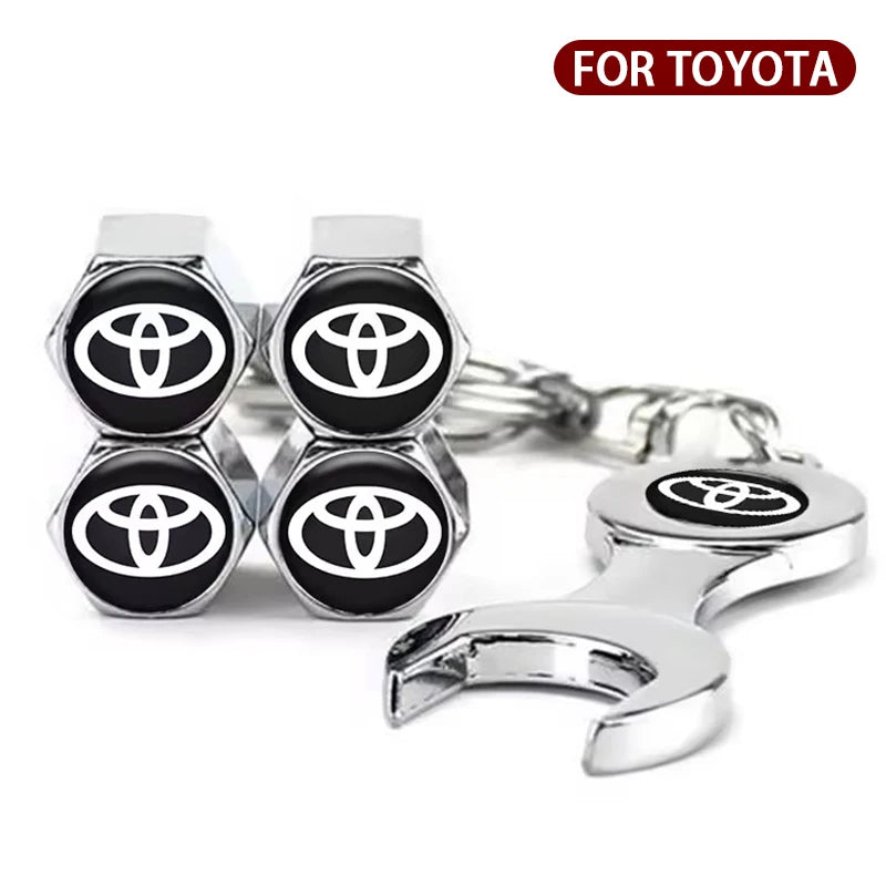 Καπάκια Βαλβίδων Toyota για Corolla, Camry, RAV4, CHR, Yaris, Prius, Αδιάβροχα Καλύμματα Βαλβίδων Ελαστικών Αυτοκινήτου