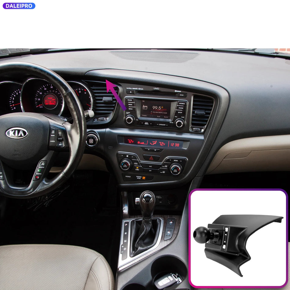 Phone Holder Base With 66W Charging For Kia Optima K5 2011 2013