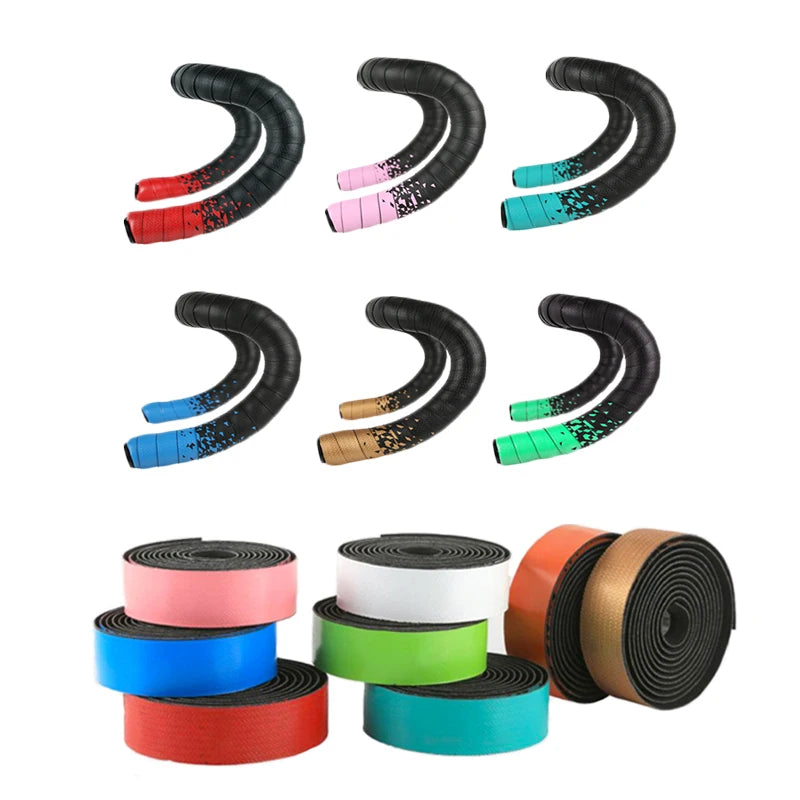 Anti Slip Bike Handlebar Tape For Road And Gravel Bikes With Shock Absorption