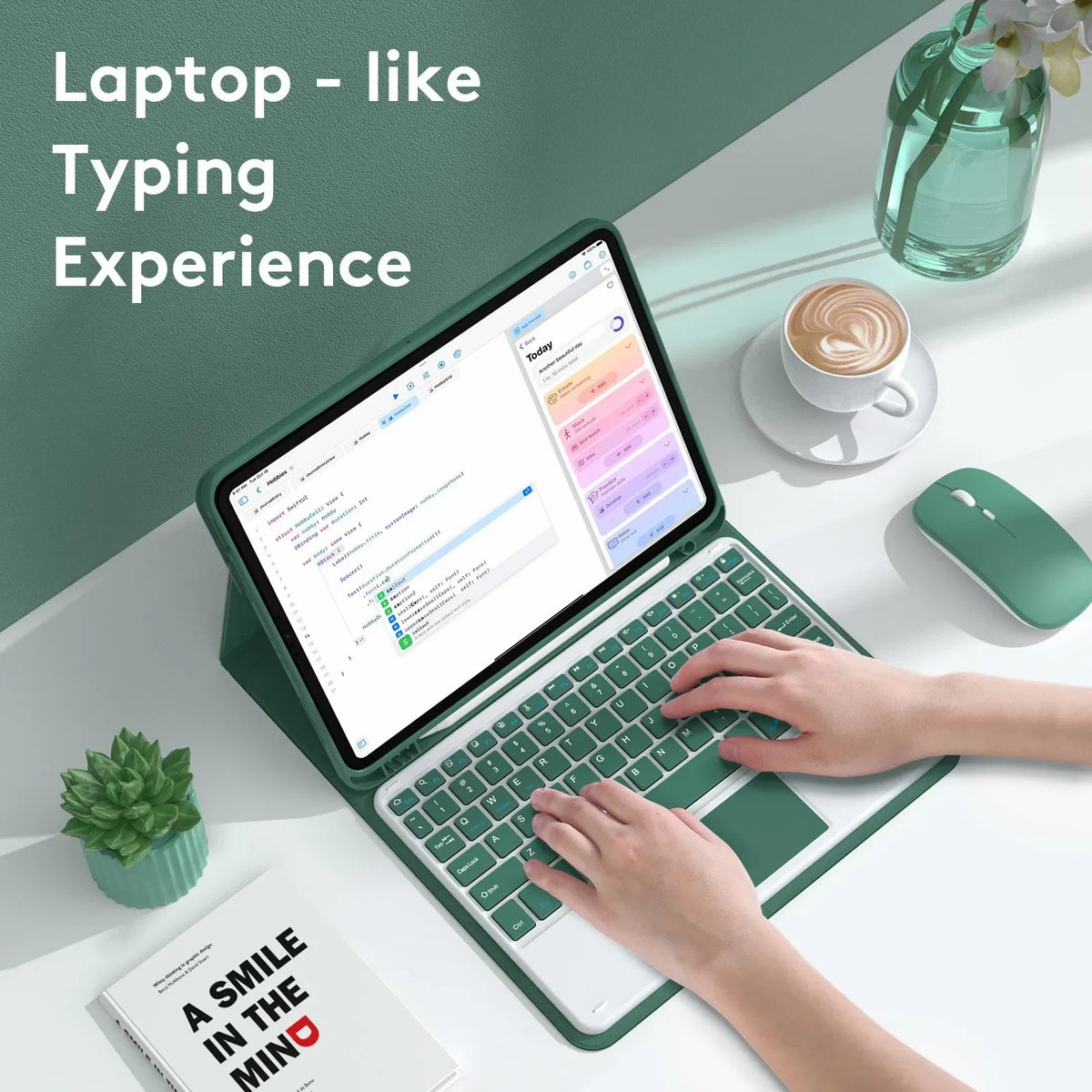 Touchpad iPad Keyboard Case &ndash; Magnetic Keyboard Cover