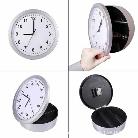 Sight Secret Wall Clock With Hidden Compartment &ndash; Safe Box