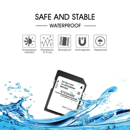 2021 Maps MMCS SD Card Europe UK Mitsubishi L200 - New Maps