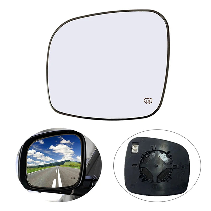 Chrysler Town and Country Šildomas Galinio Vaizdo Veidrodžio Stiklas su Laikikliu