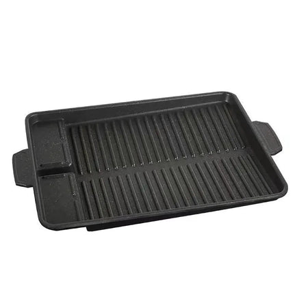 Portable Non-Stick BBQ Grill Pan 32x26cm for Korean Barbecue BBQ Grill Pan