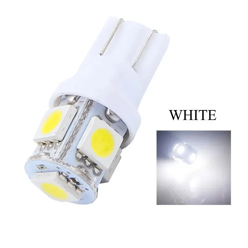 KEVANLY T10 LED Signal Light &ndash; Bright Ice Blue 6000K Illumination WHITE / 10pcs