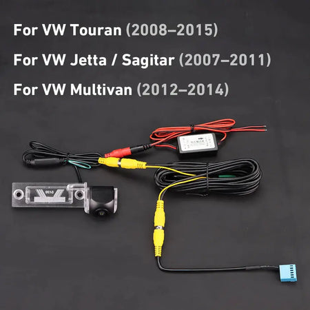 CVBS/AHD 720P RCD330 Car Reverse License Plate Light Camera with Filter Relay For VW Passat B6 CC Touran Caddy Golf Plus Touareg by InterCyprus Trading Ltd