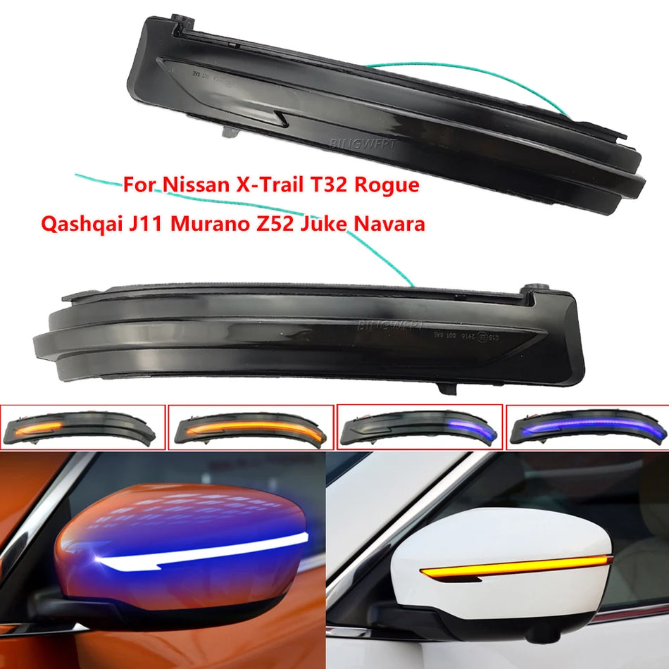 LED stransko ogledalo smerna luč za Nissan X-Trail T32, Rogue