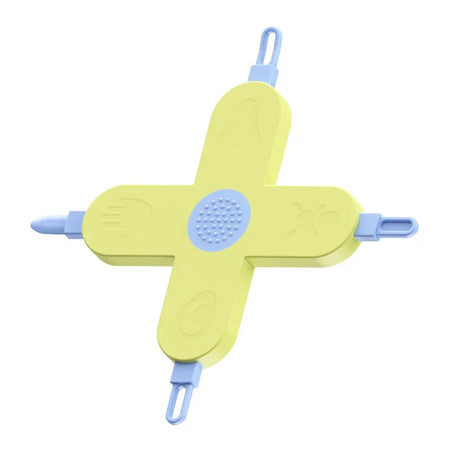 4-in-1 Baby Hygiene Care Tweezers for Ear, Nose, and Navel Cleaning Yellow