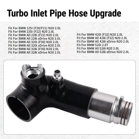 Silicone Turbo Inlet Hose for BMW F20 F30 F32 N20 by InterCyprus Trading Ltd
