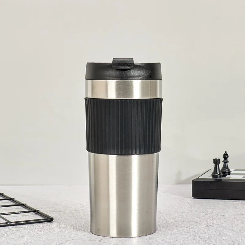Portable Stainless Steel French Press Bottle for Travel &amp; Outdoor Coffee Brewing Stainle Steel