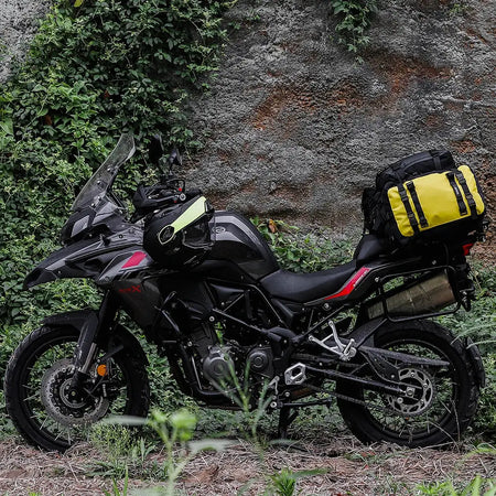 Rhinowalk Motorcycle Bag 10l/20L/30L Motor Back Seat Tail Bag Strap Install With Removable Waterproof Inner Bag by InterCyprus Trading Ltd