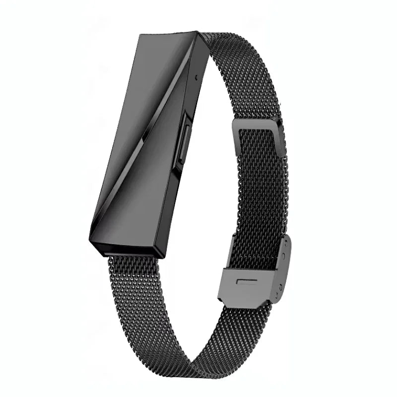 Luxuglow Women Smart Bracelet - Heart Rate And SpO2 Monitor Black
