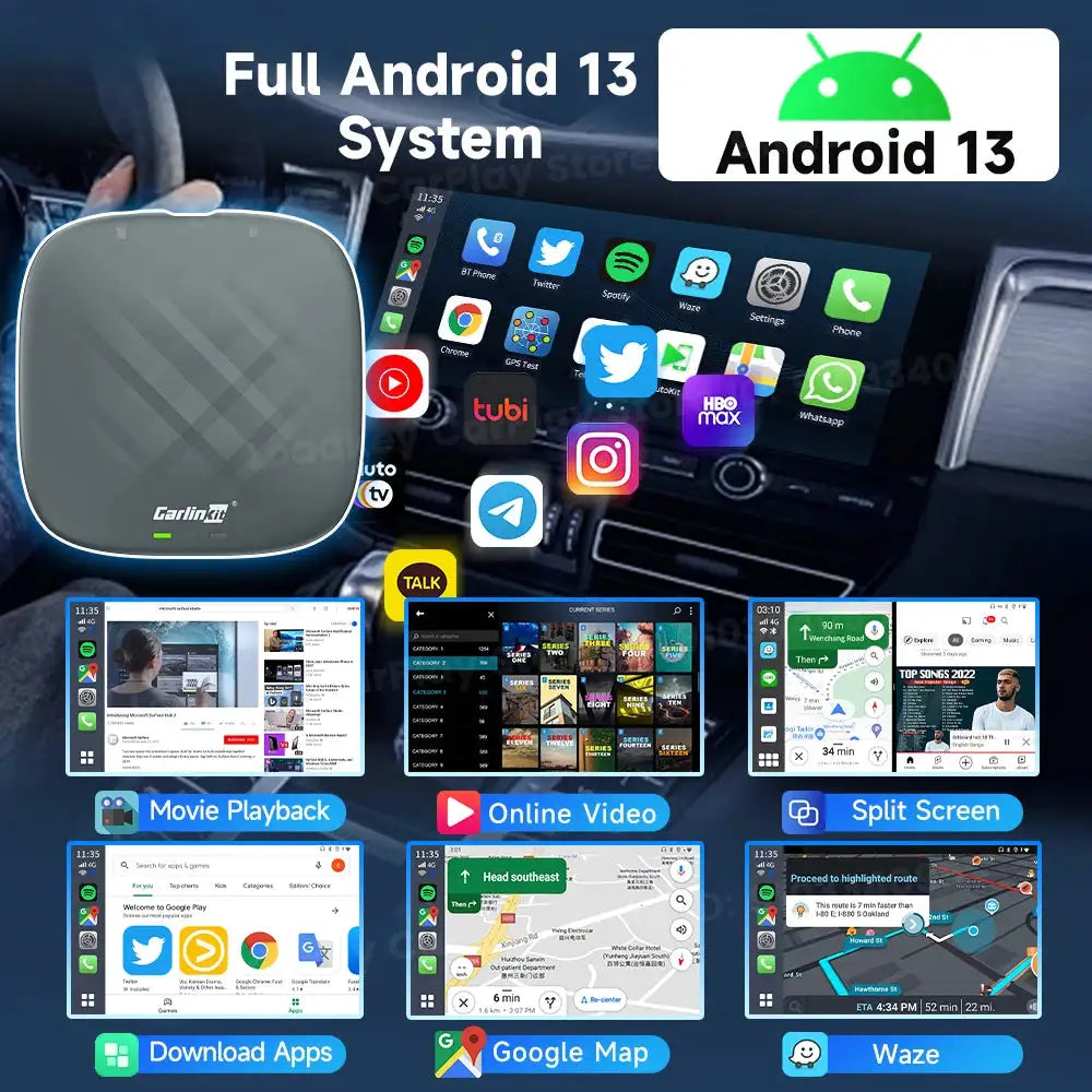 Carlinkit CarPlay AI Box Wireless CarPlay Android Auto