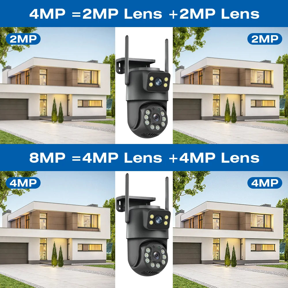 8MP AI PTZ WiFi Camera