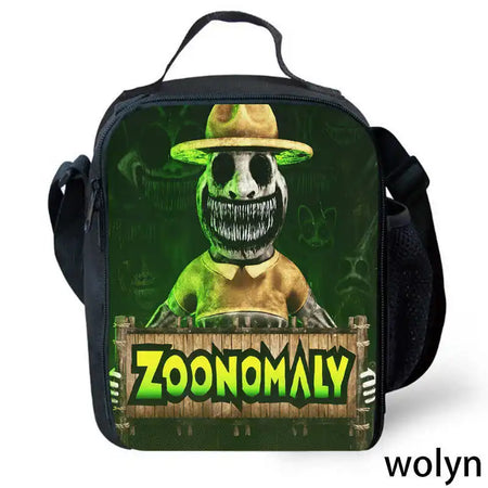 The Zoonomaly Childre Lunch Bags ,Cartoon School Bags for Girl Boys ,Child Picnic Bags for Food and Juice,Kids School Cooler Bag Color007 / CHINA