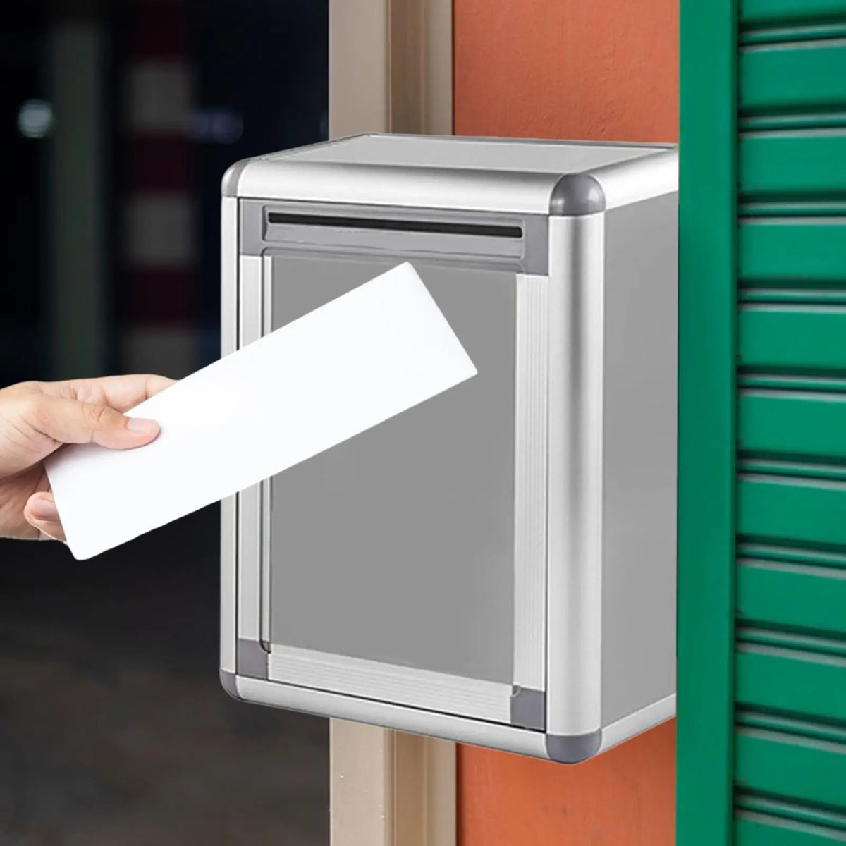 Metal Suggestion Box With Key Lock &ndash; Secure Locking Default Title