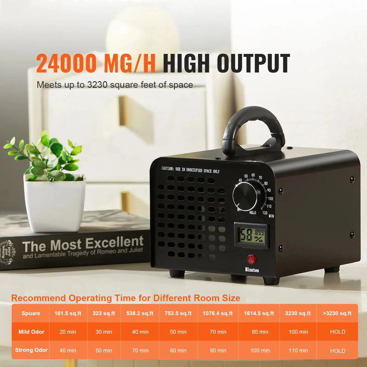 VEVOR Ozone Generator 12000 36000 24000 High Capacity
