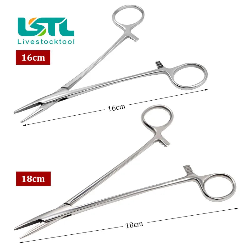 16/18cm Needle Holder Hemostatic Forceps &ndash; Stainless Steel
