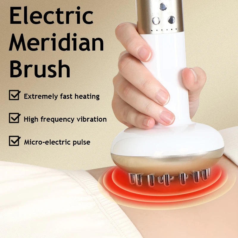 Meridian Scrapping Microcurrent Brush &ndash; Infrared Fat Burning