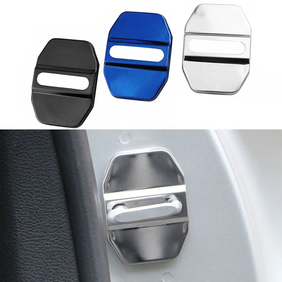 Κάλυμματα Κλειδαριάς Πόρτας BMW από Ανοξείδωτο Ατσάλι 4 Τεμ για X1 X3 X4 X5 X6