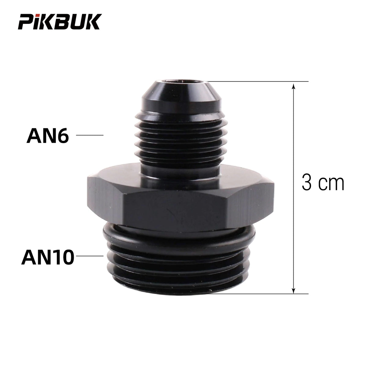 Aluminum Alloy AN4 AN6 AN8 AN10 AN12 Fuel Hose Adapter For Oil Cooler by InterCyprus Trading Ltd