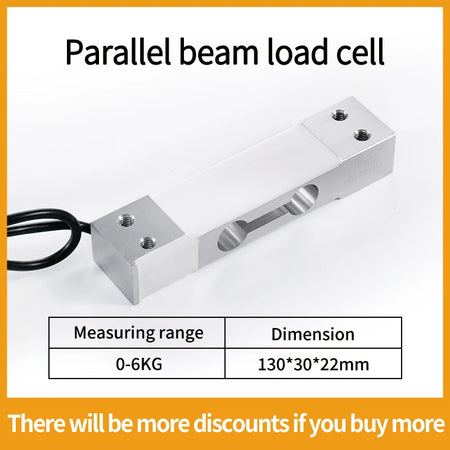 Load Cell Aluminum Alloy Electric Scales - High Precision 0-6kg