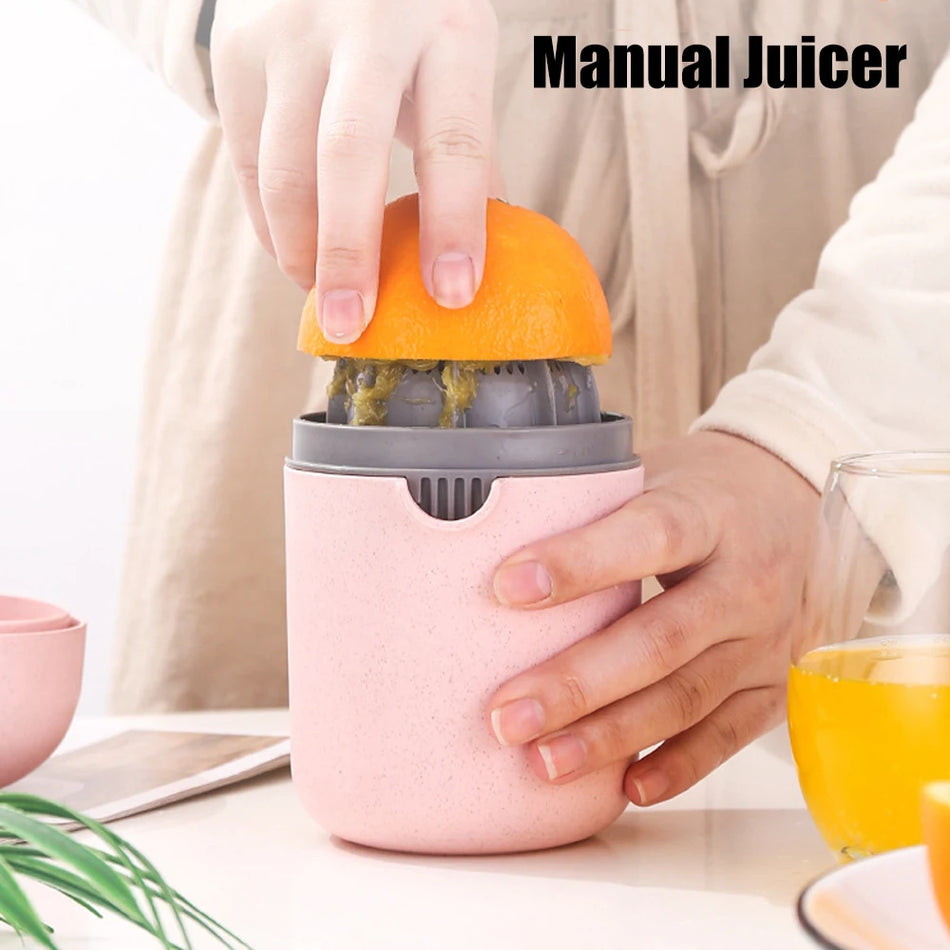 Nešiojamas Rankinis Vaisių Spaustuvas Su Rankiniu Presu Apelsinams, Citrinoms, Citrusams