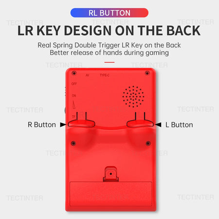 GB300 Portable Handheld Game Console with 6000+ Retro Games, 3.0 Inch Screen, AV Output