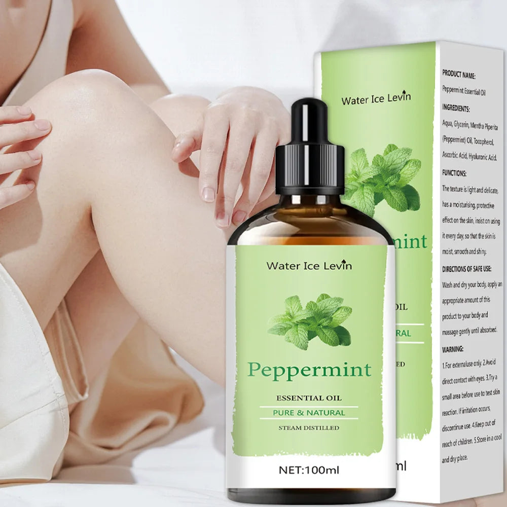 Water Ice Levin Peppermint Essential Oil &ndash; Natural Skin Whitening and Aromatherapy
