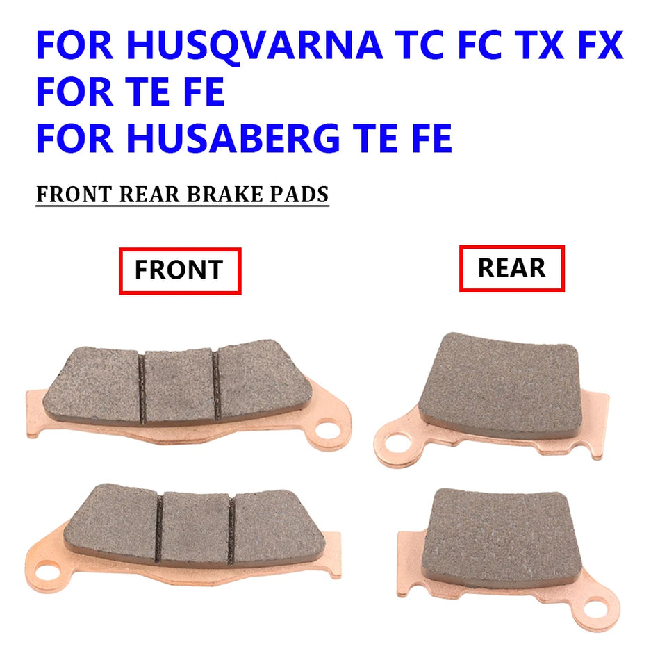 Husqvarna bromsbelägg för FC FE TC 85 TE 125 250 350 450, metall- och mässingslegeringar
