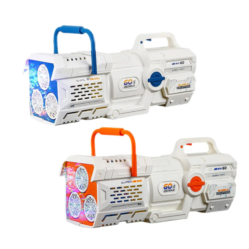 60 Hole Electric Bubble Gun &ndash; Automatic Bubble Blowing Fun