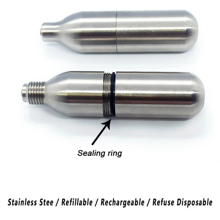 CO2 Refill Tank Cartridges &ndash; Multi Gas Compatibility