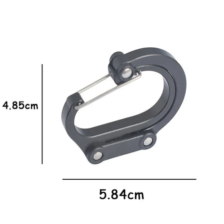 Hybrid Gear Clip Carabiner - 360 Degree Rotating Hook
