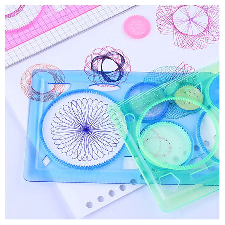 Drawing Stencils Set Geometry Spirograph Art Crafts Educational Toy