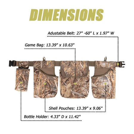 4 In 1 Tactical Waist Bag - Versatile Pouch System