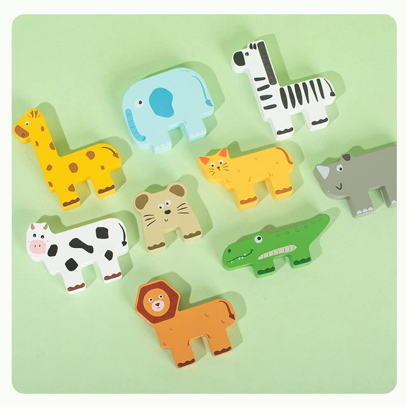 Animal Balance Jenga &ndash; Promotes Fine Motor Skills Mastery