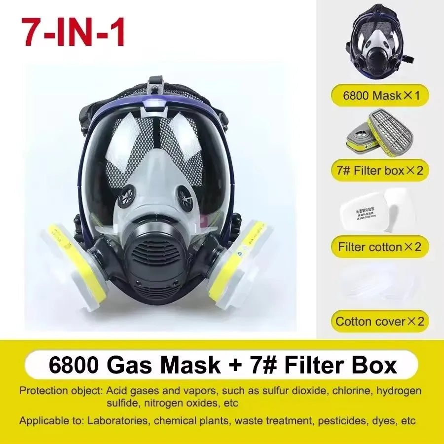 6800 Ball Type Full Face Mask &ndash; Maximum Chemical Protection