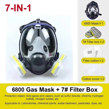 6800 Ball Type Full Face Mask &ndash; Maximum Chemical Protection