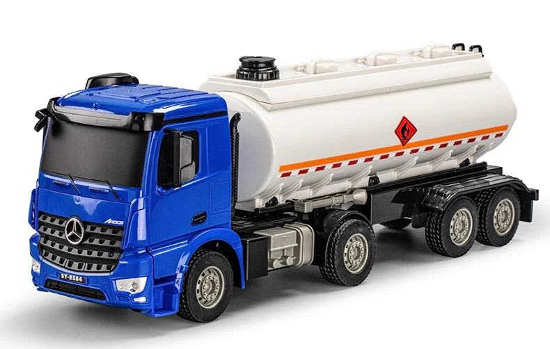 Διπλό E E584 Τηλεκατευθυνόμενο Φορτηγό με Δεξαμενή, Μεταλλική Κατασκευή, Μεγάλο Μοντέλο