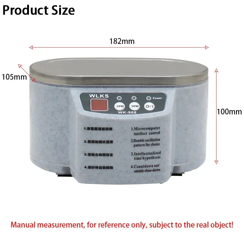 WLKS-968 &ndash; Ultra Efficient Ultrasonic Cleaner For Jewelry
