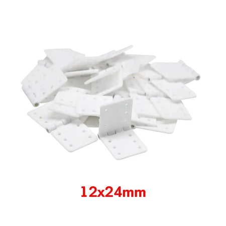 20pcs/lot Nylon & Pinned Hinge 20x36mm 16x29mm 12x24mm For RC Airplane Plane Parts Model Replacement by InterCyprus Trading Ltd