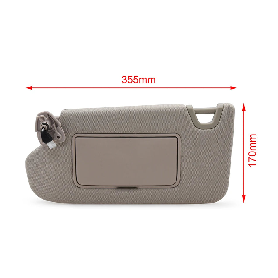 Nissan Altima Solskydd med Ljus för 2013-2018, ABS och Stretchbomull