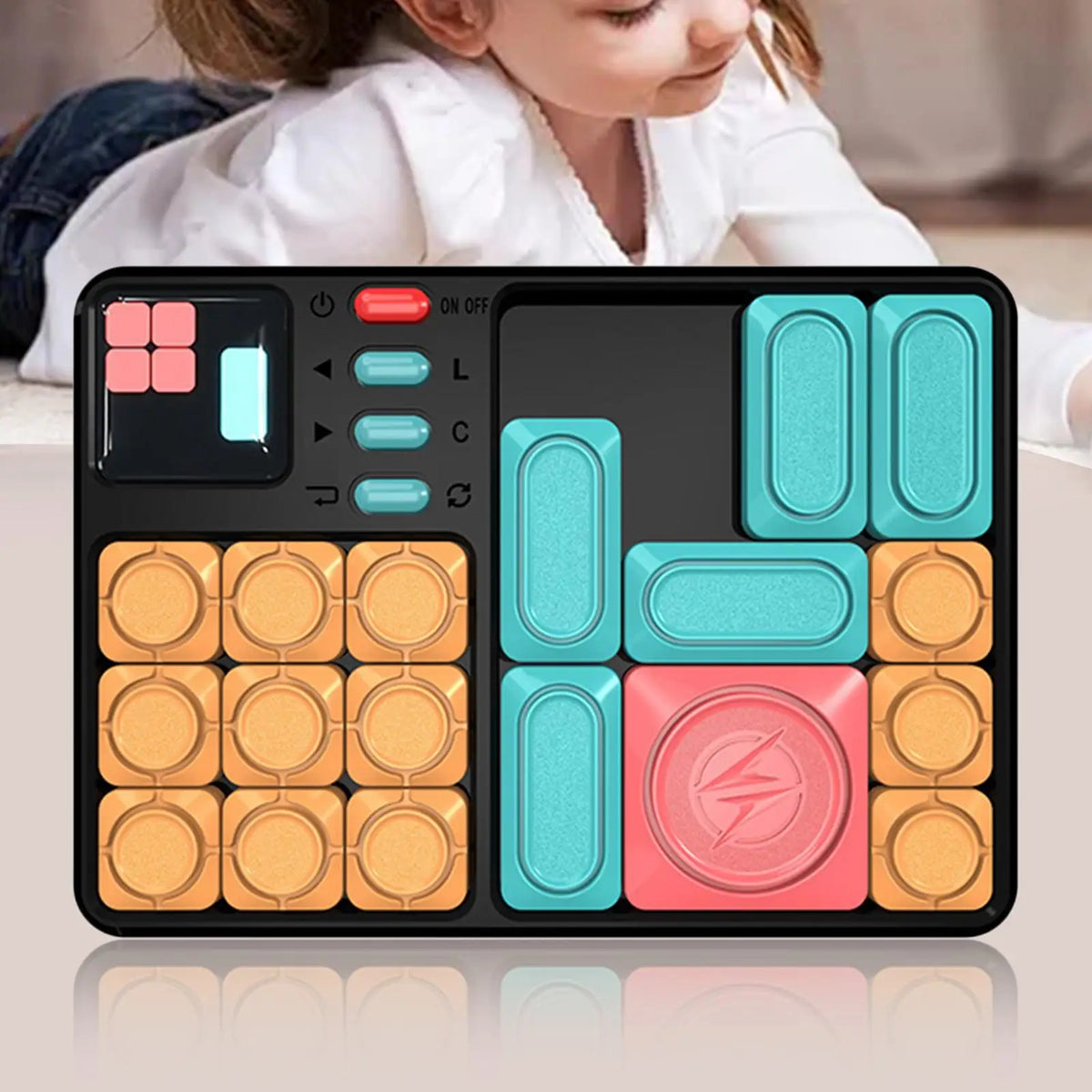 Huarong Road Puzzle Toy &ndash; Smart Sensor Learning Puzzle
