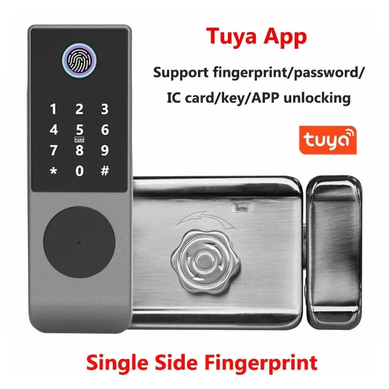 TTLock WIFI Double Side Fingerprint Lock - IP66 Waterproof Single-Tuya